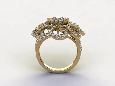 women ring in Asia also popular too R85 3D model