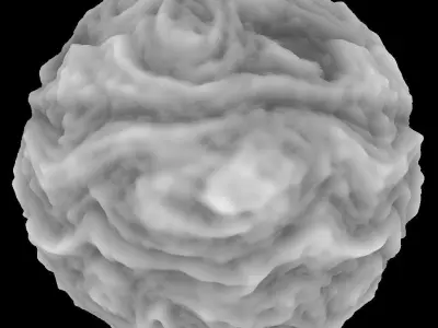 Lava PBR orange ball Texture