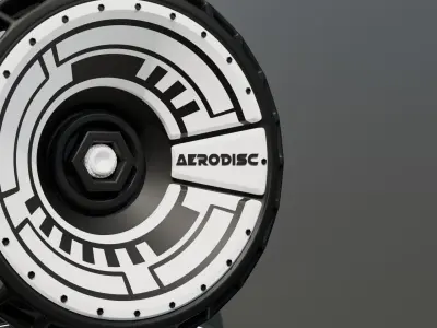 Battle Wheels - Game Ready 3D model