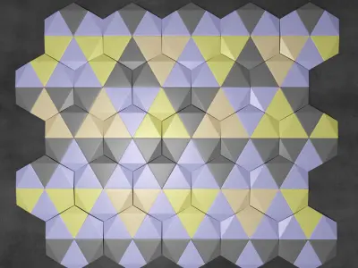 3D decorative panel 3D model