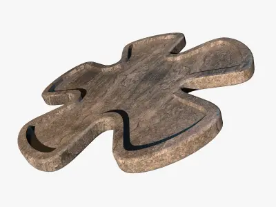 Stone Flowers 3D model