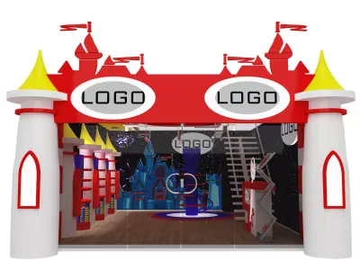  Merchandise Store Supermarket a62 3D model