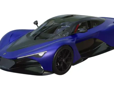 Zenvo Aurora 2024 Low-poly 3D model