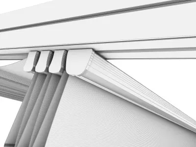 Motorized Pergola 5 3D model