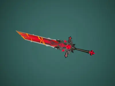 Wolf s Gravestone Genshin Impact  3D print model