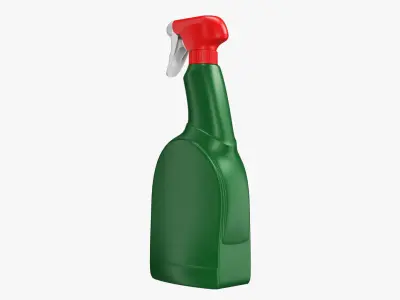 Spray Detergent Bottle PBR Low-poly 3D model