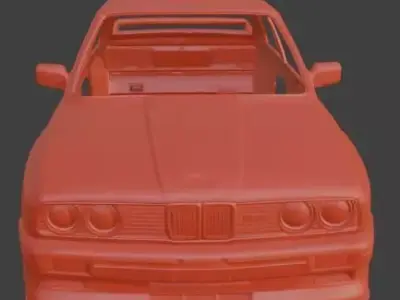 Classic Car Body Shell 3D Model DIY RC Car 3D print model