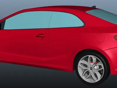 Kia Forte Koup Free 3D model