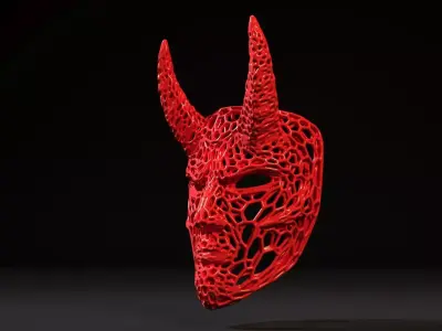 Solitaire cosplay mask 3D print model