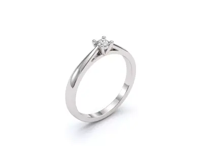 Engagement ring  Free 3D print model buy