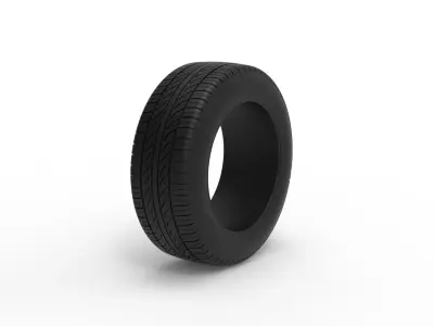 Race tire 8 Scale 1 to 25 3D print model