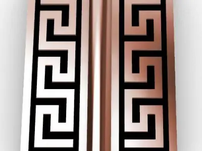 Lock bracelet or necklace clasp  3D print model