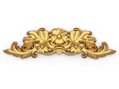 carved classic decorative ornament cnc 3d printing stl 27  3D print model