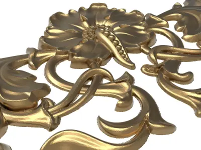  decorative pattern ready for 3D printing 3D model 232
