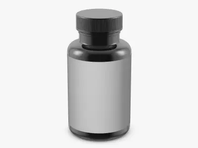 Vitamin Bottle 3D model