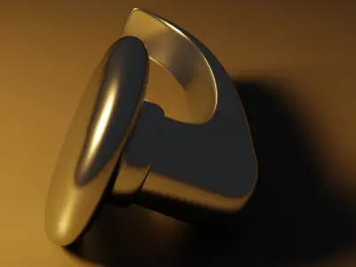 Door Knob Free low-poly 3D model