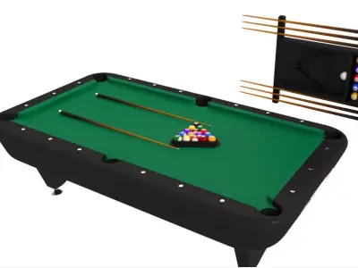 Billiard Table 3D model