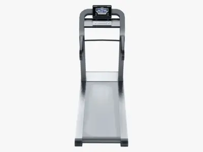 Running Machine - Treadmill Low-poly 3D model