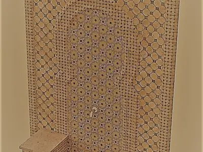 MOROCCAN FOUNTAIN WATER FEATURE 3D model