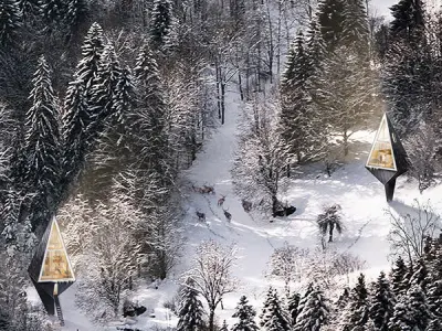 PRIMEVAL SYMBIOSYS TREE HOUSE - REVIT 3D MODEL Low-poly 3D model