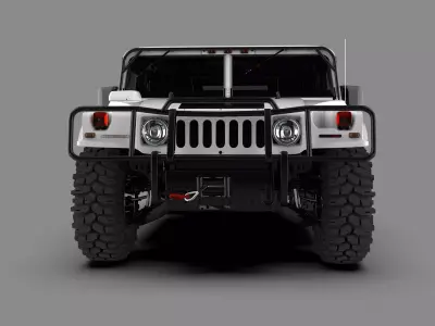 Hummer H1 Military Off-Road SUV 3D model