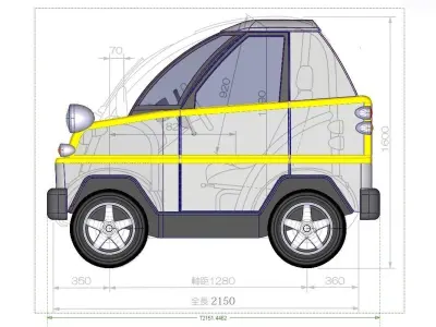 Box Car Free 3D model