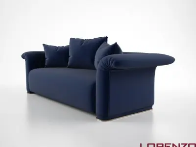 Lorenzo Tondelli Ali sofa 3D model 3D model