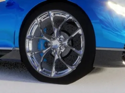 Bugati Chiron 3D model