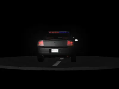  police car  3D model