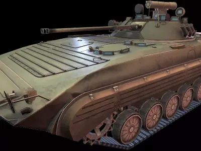 bmp 2 Low-poly 3D model