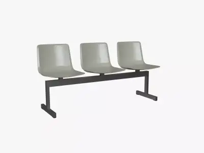 PATO Bench Model-4330 Steel Low-poly 3D model