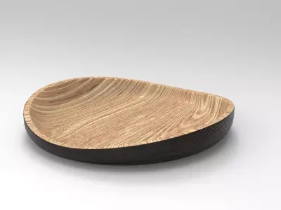 Nana Tray Low-poly 3D model