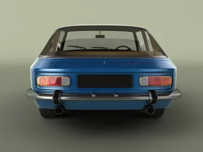 Jensen Interceptor 3D model