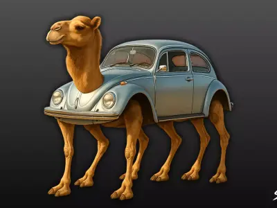 Tracotucotulu Delapeladustuz - Italian Brainrot Low-poly 3D model