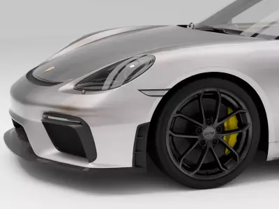 porsche cayman gt4 Low-poly 3D model