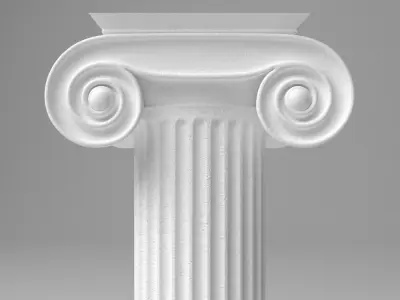 Ionic Column 3D model