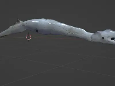 cetus 3d sea monster 3D model