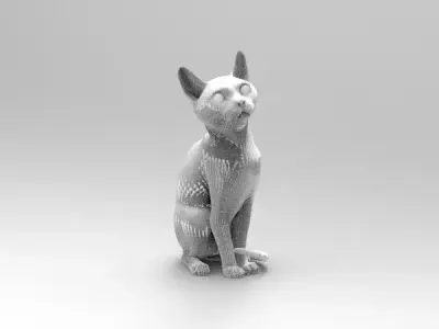 Cat  - 3D model 2