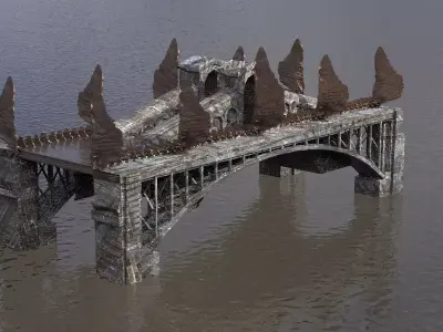 At Deco Bridges Stone 4  3D model