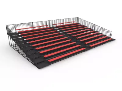 Bleachers 3 3D model