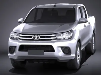 Toyota Hilux Double Cab 2016 base 3D model