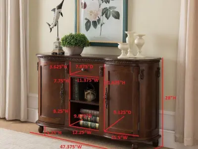 Bull Fitu Drawer Buffet Table 3D model