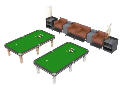 Billiards Table 3D model