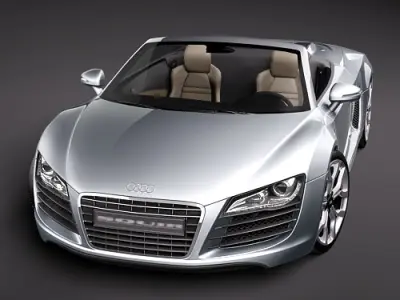 Audi R8 Spyder 2010 3D model