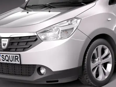 Dacia Lodgy 2012 3D model