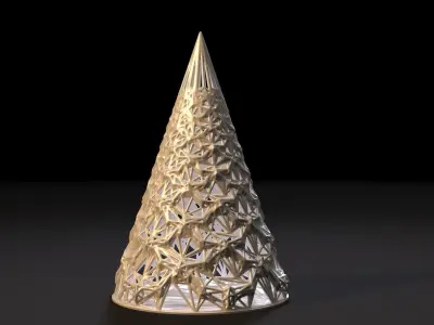 Christmas tree 1 3D print model