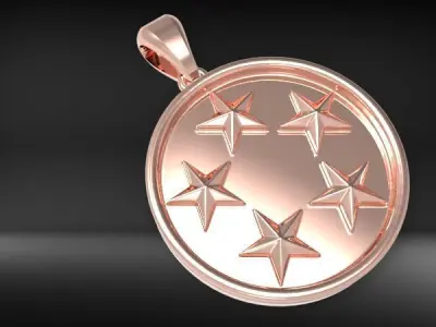 Unites States Air Force General of the Air Force Pendant 3D print model