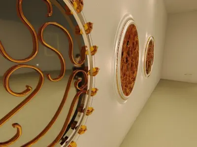 Decorative MIRROR LSdesign 3 peaces 3D model