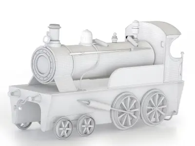 old trian toy 3D model
