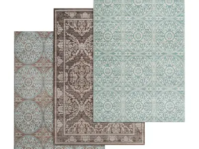 Rug Set 487 3D model